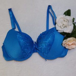 Blue Full Cover Bra